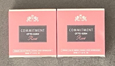 495,00 /Liter - Otto Kern Commitment Rose 2x 30ml Eau De Parfum Woman, neu