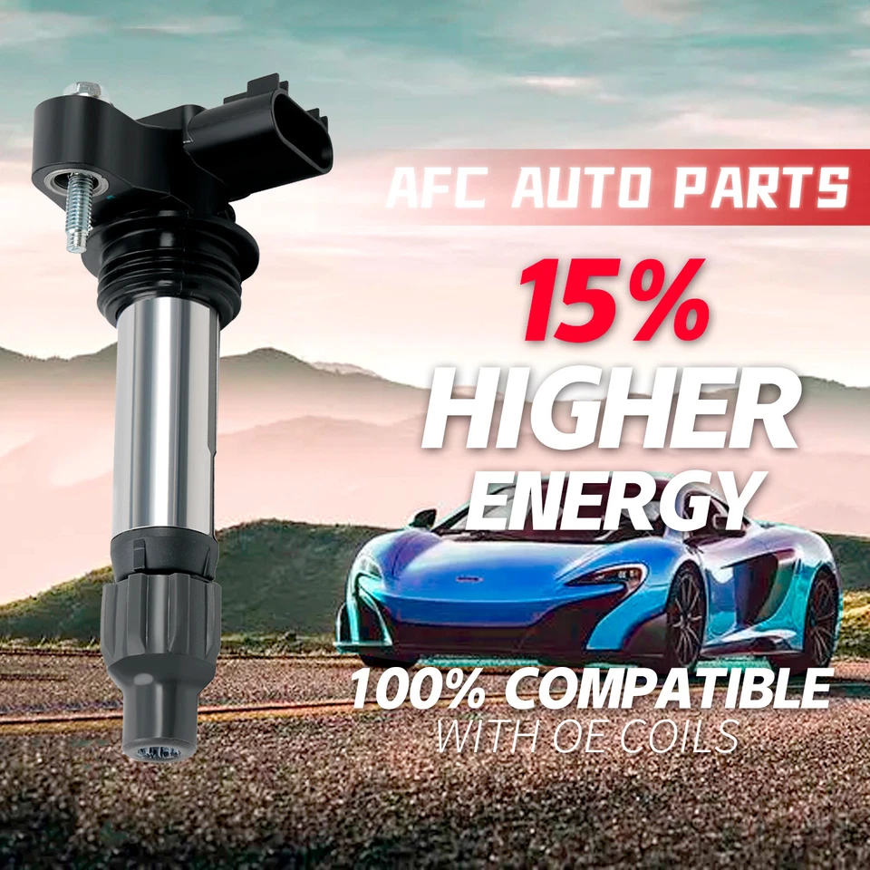 6X Ignition Coil+ Iridium Spark Plug For 2010-2015 GMC Acadia 3.6L V6 UF569 OEM Foto 3 de 4