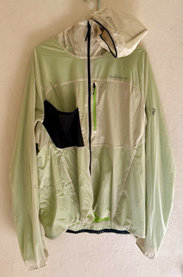 PeakPerformance M Vislight Alpha Jacket Men s 2XL Green/Beige ultralight