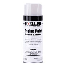 Moeller 025461 Marine  Spray Paint, Johnson/Evinrude White (1972+), 12 oz
