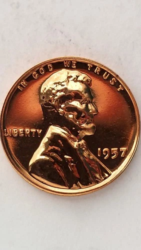 1957 United States Proof Lincoln Cent