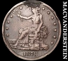 1878-S U.S. Trade Dollar - Repaired Hole - Scarce  No Reserve  #J7788
