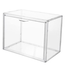 Attelite - Vitrina de exhibici&oacute;n de acr&iacute;lico transparente, caja de L-1Pack