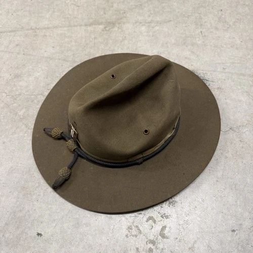 Stetson US Military WW1 Campaign Officers Mountain Peak Hat