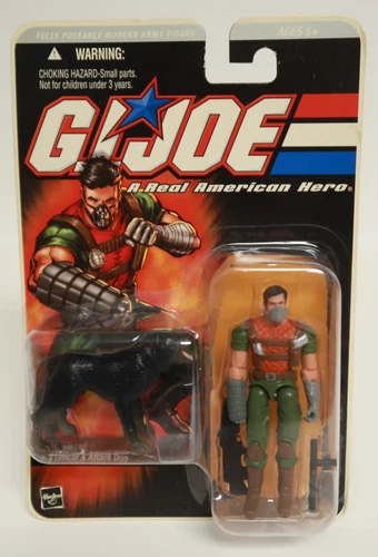 SGT. Mutt K-9 Officer & Attack Dog Action Figure ARAH Hasbro 2005 Army Figure