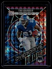 2022 Panini Mosaic #OS-18 Tiki Barber Overdrive Mosaic