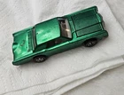 Redline Hot Wheels Custom Continental Mark III Lincoln 1968 Green Opening Hood