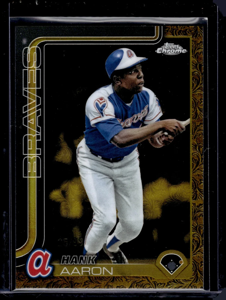Topps Hank Aaron Baseball Serial Numbered Sports Trading Cards