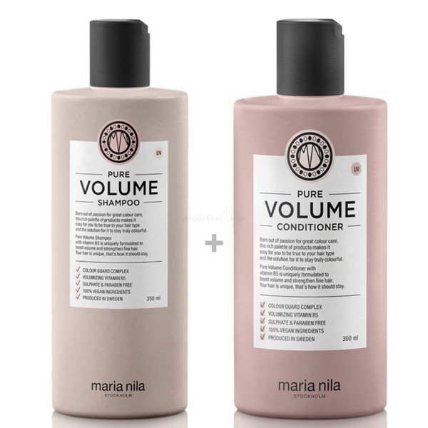 Maria Nila Pure Volume Set - Shampoo 350 Ml + Conditioner 300 Ml-image