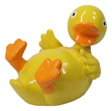 Bath Buddy Whimsical Yellow Duckie Duckling Duck Money Coin Savings Piggy Bank
