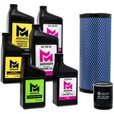 MISHON Full Service Oil Change Kit for Polaris RZR 900 S 4 General 1000 UTV