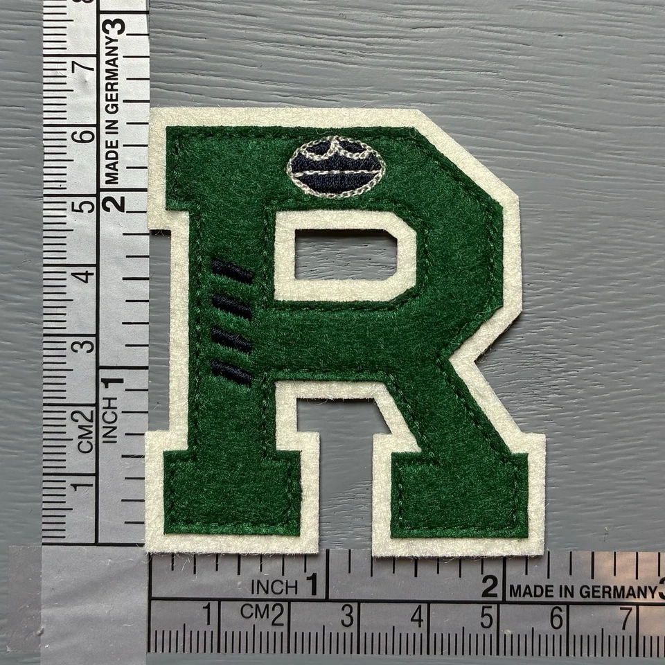 Sew-On Cloth Patch Letter R for Rugby - Image 2 of 3