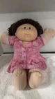 Vintage Cabbage Patch Kids Doll With Brown Yarn Hair Soft Body Hard Vinyl Head