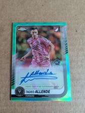 Topps Chrome MLS Tadeo Allende Inter Miami CF -Aqua Wave-Rookie Autograph /199 