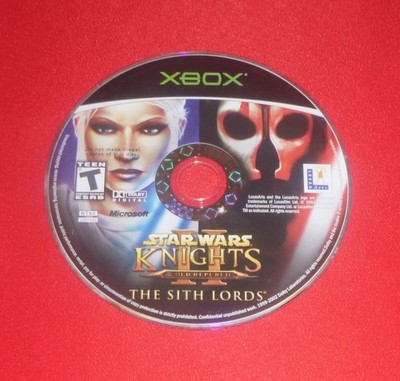 Star Wars Knights of the Old Republic II  Sith Lords (Microsoft Xbox, 2004)-Disc