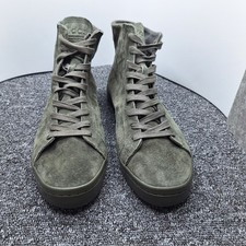 Adidas Nizza Hi Top Casual Trainers Pumps UK Size 11 EU 46 US 11.5 Green Lace Up