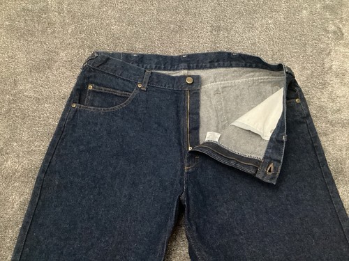 LL Bean Jeans Men’s TAG 40x32 Measure 38x32 Relaxed Fit Cotton Denim Rinsed Wash - Picture 4 of 14