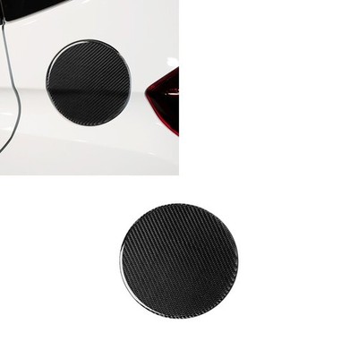 Carbon Fiber Fuel tank Cover Sticker Trim For Honda FIT JAZZ 2014-18