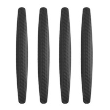 4pcs Car Door Edge Guards Anti-Collision Side Door Edge Protector, Black