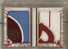 2024 Leaf Trinity Double Booked Burkholder / Tait Dual Patch Gold SP #8/10