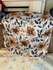 Woman  s Scarf Measuring 27/27 Inches Floral Print