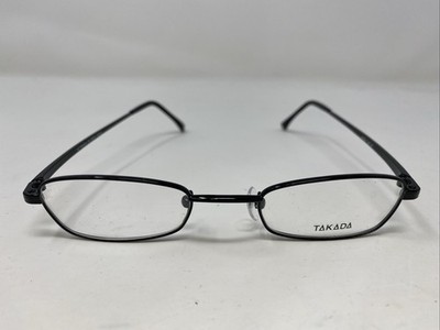 Takada Eyewear 28 SHINY BLACK 44-19-135 Metal Full Rim Eyeglasses Frame 210S