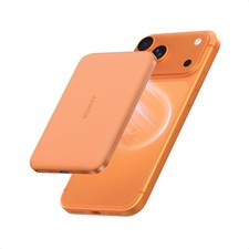 Anker Nano MagGo Wireless Power Bank 5000mAh Qi2 Certified 15W Fast Orange Color