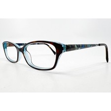 Vera Bradley Eyeglasses Womens Brown Blue Tor...
