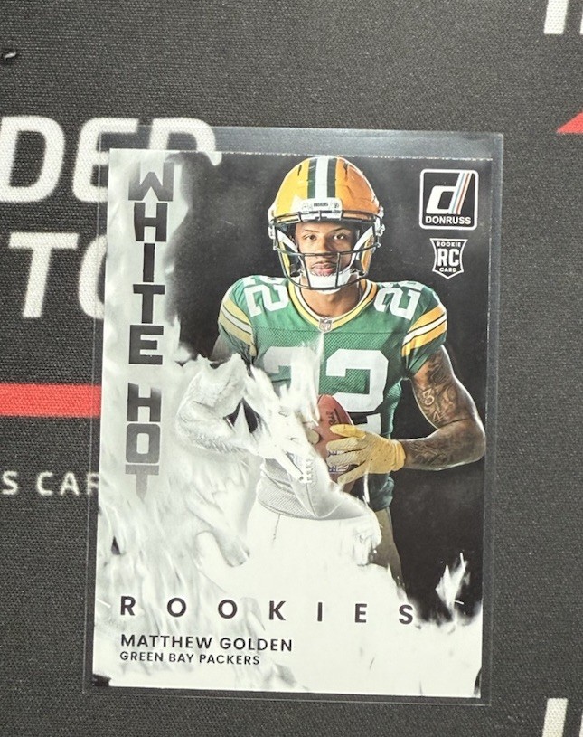 2025 Panini Donruss - White Hot Rookies - Matthew Golden #WHR-MTG Green Bay Pack
