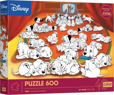 NEW Trefl Jigsaw Puzzle 600 Pieces 40th Anniversary 101 Dalmatians