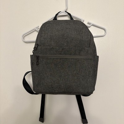 AntiTheft RFID Mini Backpack Gray Slash Proof - Clip Together Zippers