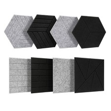 Akustikplatten Quadratisch Schallabsorber Platten Selbstklebend 12/18 Stück