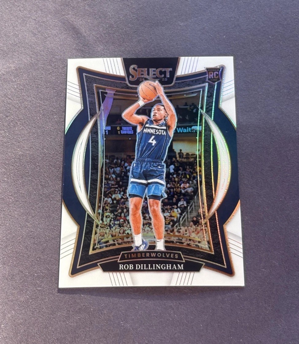 2024-25 Panini Select - Concourse Robert Dillingham #84 White Prizm /149 (RC)