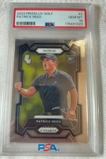 2024 Prizm LIV GOLF Patrick Reed #2 ROOKIE PSA 10