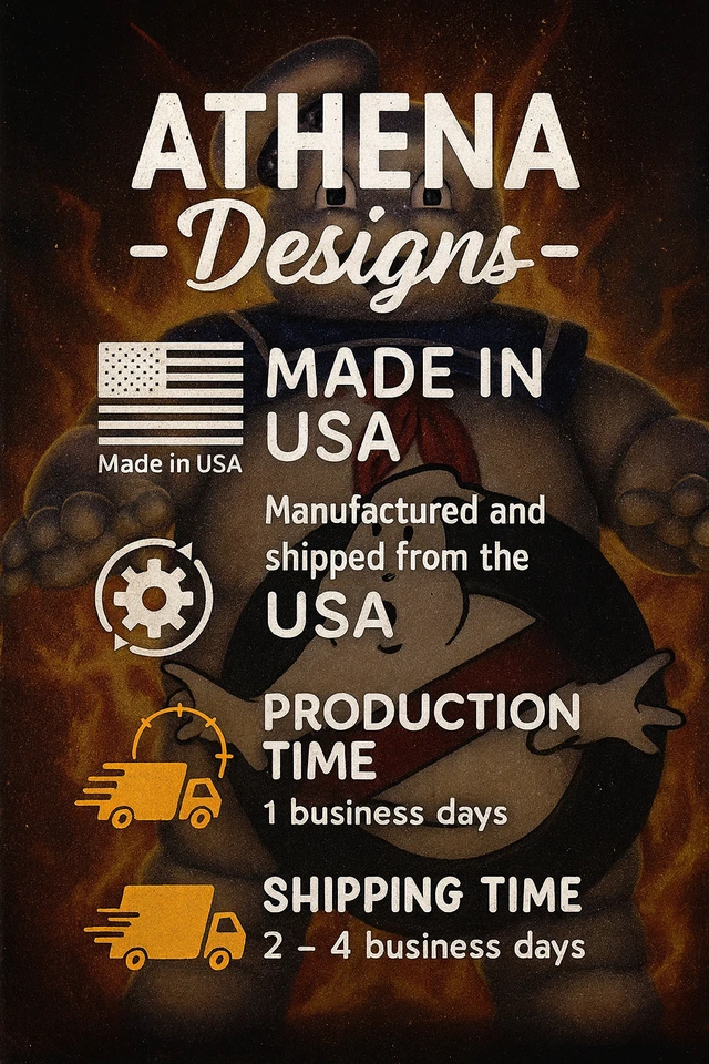 GHOSTBUSTERS movie logo iron-on embroidered patch HIGH-QUALITY! 3.5" stay-puft - Image 2 of 4