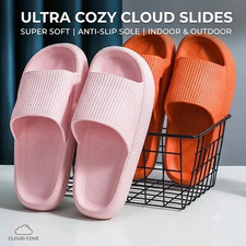 Cozy Pillow Slides Anti-Slip Sandals Ultra Soft Slippers Cloud Home Outdoor Shoe