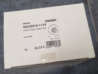 Merten MEG5510-1119 ARGUS Präsenz Relais 1-fach polarweiß