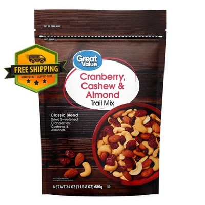 Great Value Cranberry Cashew & Almond Trail Mix, 24 oz