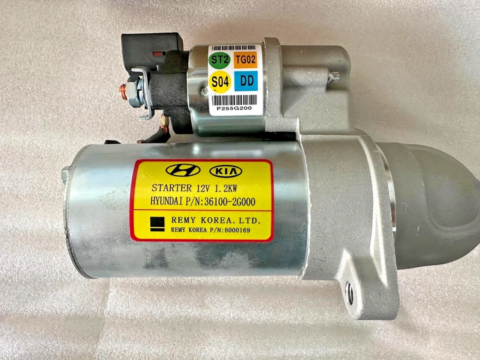 Motor De Arranque Original OEM Hyundai Kia 361002G200 Santa Fe Sonata Forte Optima Foto 2 de 4