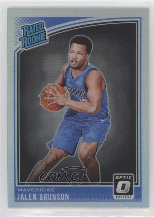 2018-19 Panini Donruss Optic Rated Rookie Holo Prizm Jalen Brunson #179 0ui
