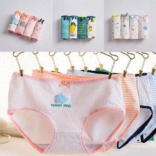 Woman Printed Knickers 4 Pack Briefs Underwear Pants Ladies Panties