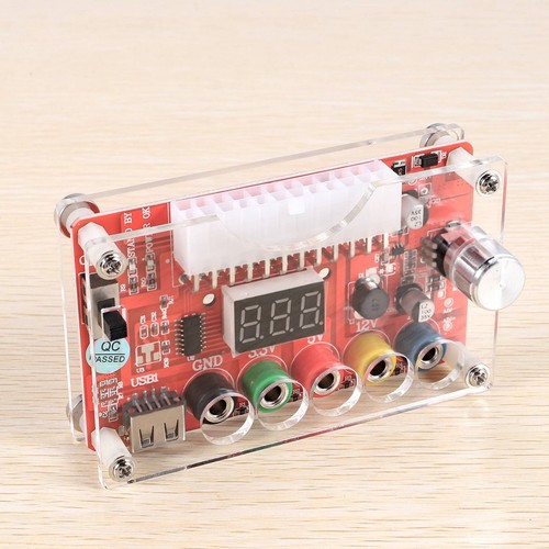 24 Pins ATX Supply Board and Acrylic Case Kit Module Adapter Connector1034 - Afbeelding 4 van 6
