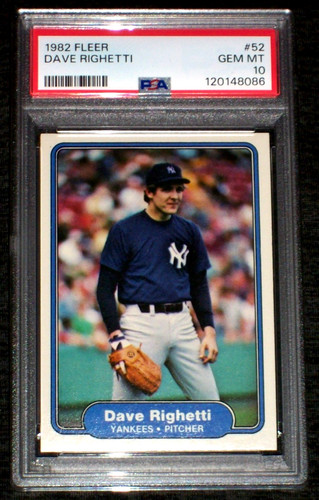 1982 Dave Righetti #52