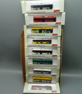 (KD) 9x AWM H0 1:87 MB CITARO LE autobús urbano EXCELENTE EMBALAJE ORIGINAL 59388.2 73435 73475 57956.2
