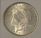 1885 Morgan Silver Dollar $1 Uncirculated United States Coin Silver Uncertified