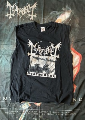 Mayhem Deathcrush Blackmetal Darkthrone Bathory Morbid Satyricon Vintage 2004 L