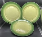 Vintage Hazel Atlas Platonite 9” Dinner Plate Avacado Green