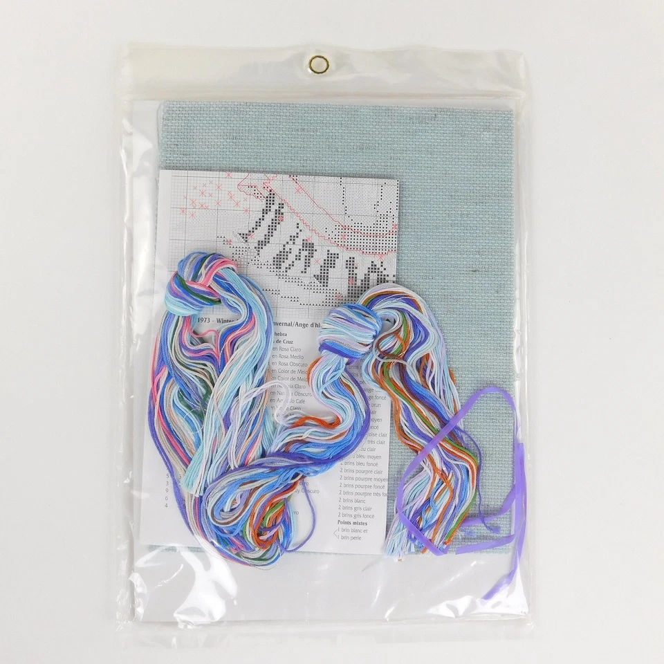 Vtg Winter Angel Cross Stitch Christmas Traditions Designs for the Needle NOS - Image 3 of 4