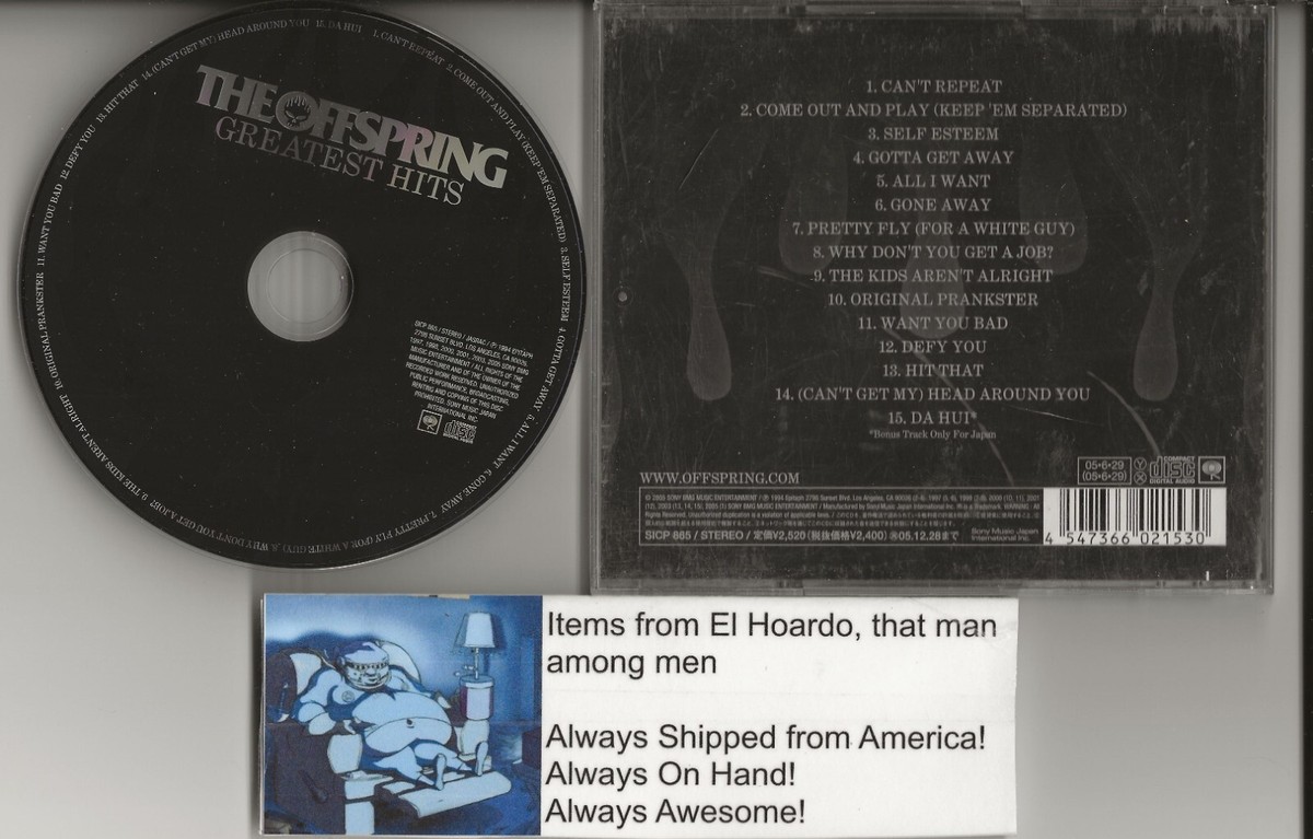The Offspring Greatest Hits/JAPAN[Bonus Track] | eBay