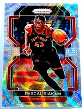 2021-22 Panini Prizm Basketball #174 Pascal Siakam Silver Wave Toronto Raptors